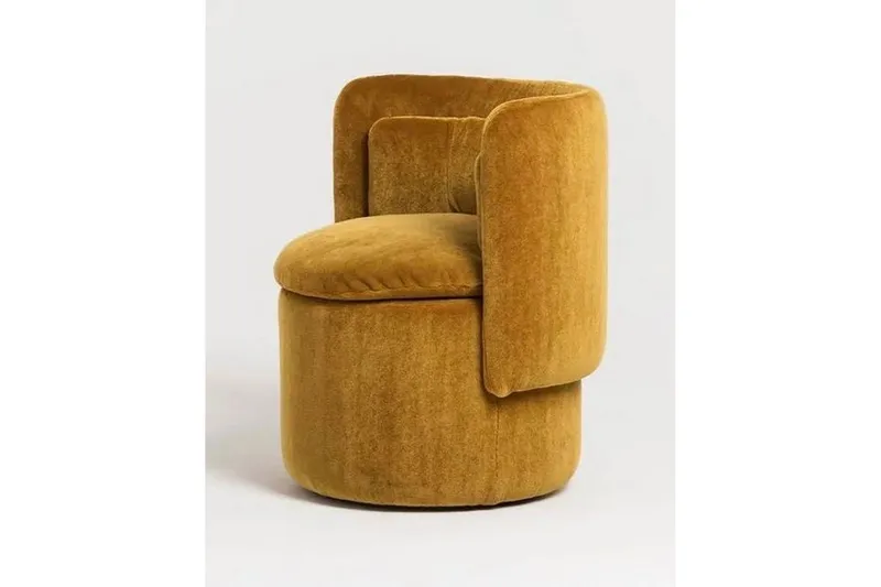 Ceremony Sittpuff 40 cm - Gul/Senap — Gul/Senap
