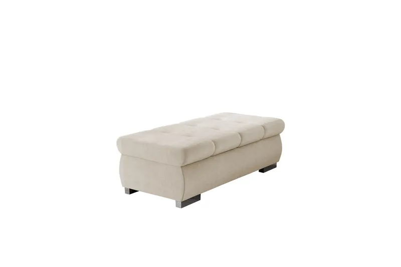 Cerys Fotpall 60 cm - Beige (Art.nr 3116423) — Beige
