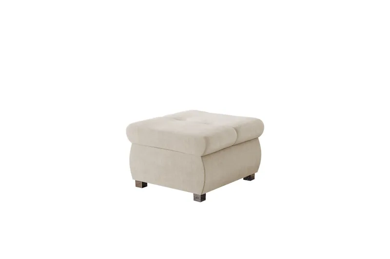 Cerys Fotpall 60 cm - Beige (Art.nr 3116430) — Beige