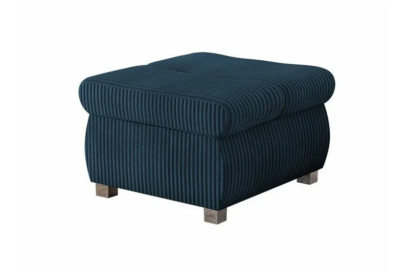 Cerys Fotpall 60 cm - Blå (Art.nr 3028561) — Blå