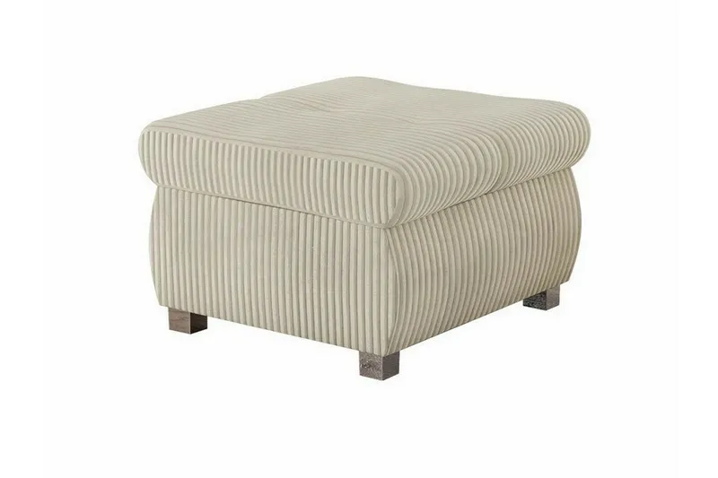 Cerys Fotpall 60 cm - Cream (Art.nr 3028564) — Cream
