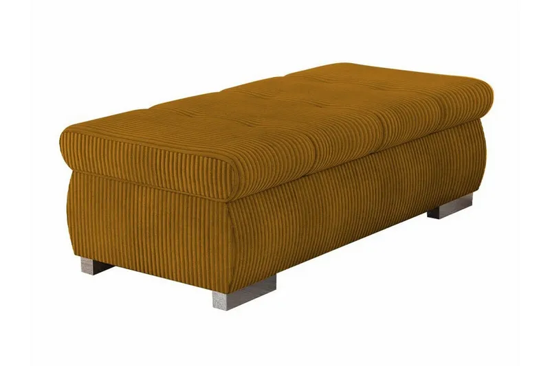 Cerys Fotpall 60 cm - Gul (Art.nr 3028554) — Gul