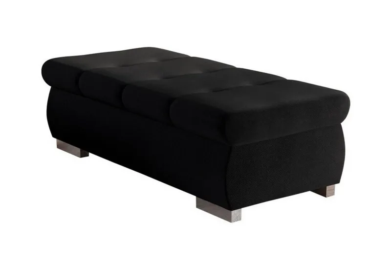 Cerys Fotpall 60 cm - Svart (Art.nr 3025850) — Svart