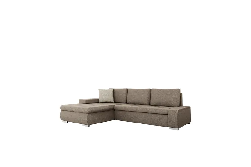 Cerys Soffa med Divan 3-sits - Brun/Beige — Brun/Beige