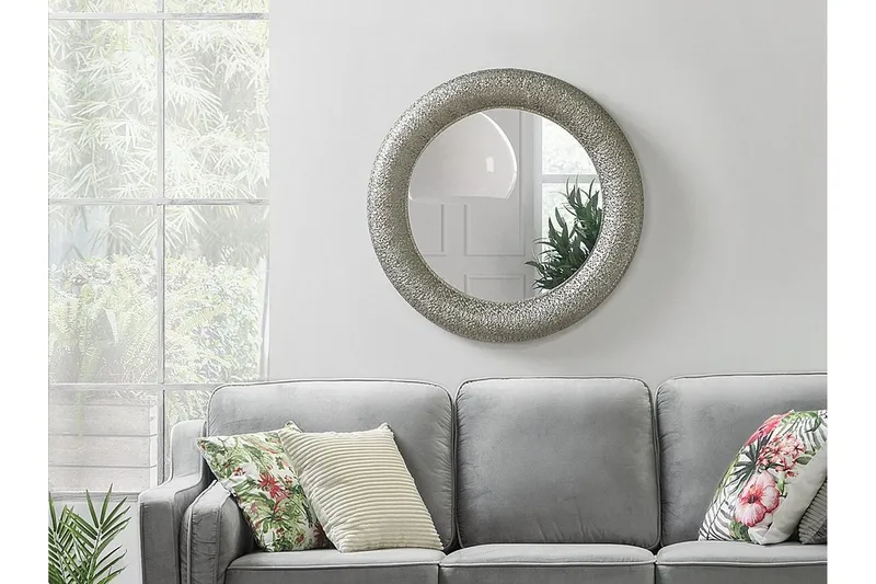 Channay Spegel 80 cm - Silver — Silver