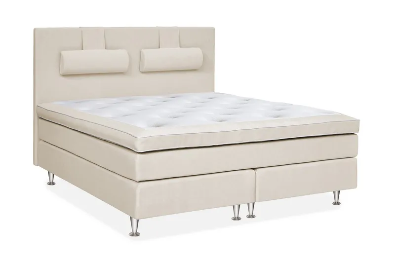 Charleston Kontinentalsäng 180x200 Fast Valbar Malaga - Malaga Beige (Art.nr 202916) — Malaga Beige
