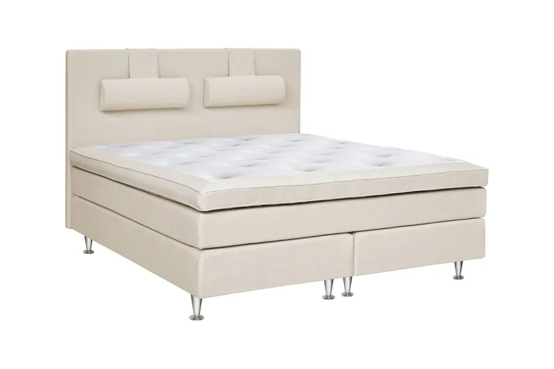 Charleston Kontinentalsäng 210x210 Fast Valbar Malaga - Malaga Beige (Art.nr 202974) — Malaga Beige