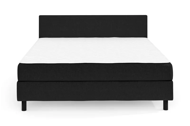 Charm Komplett Sängpaket 180x200 cm med sänggavel - Svart — Svart