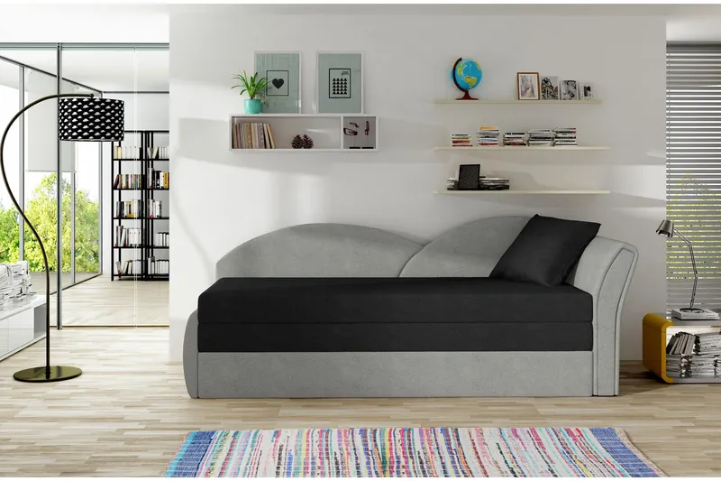 Chasidi Bäddsoffa - Svart/Vit — Svart/Vit