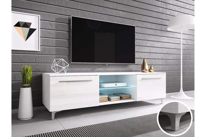 Chien TV-bänk 150 cm - Vit — Vit