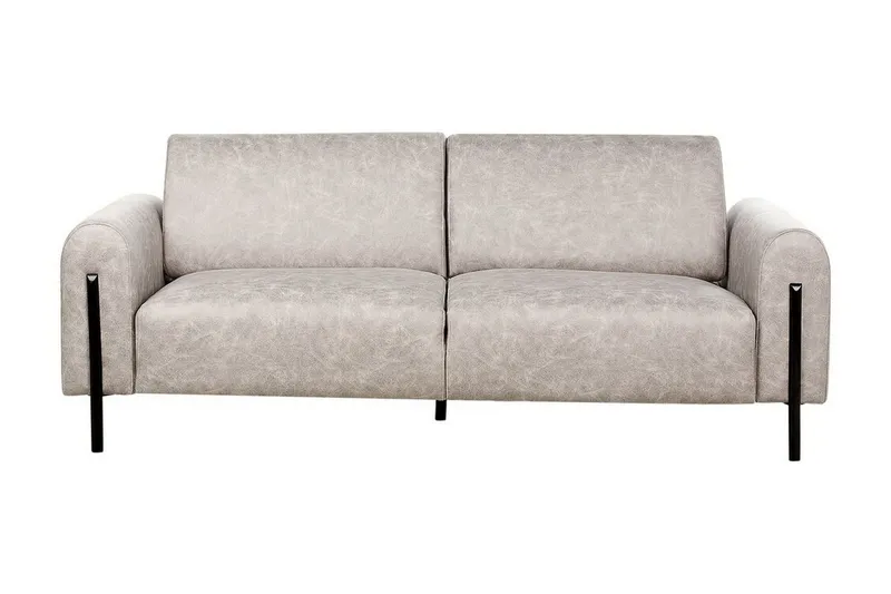 Christa Soffa 3-sits - Grå/Svart — Grå/Svart