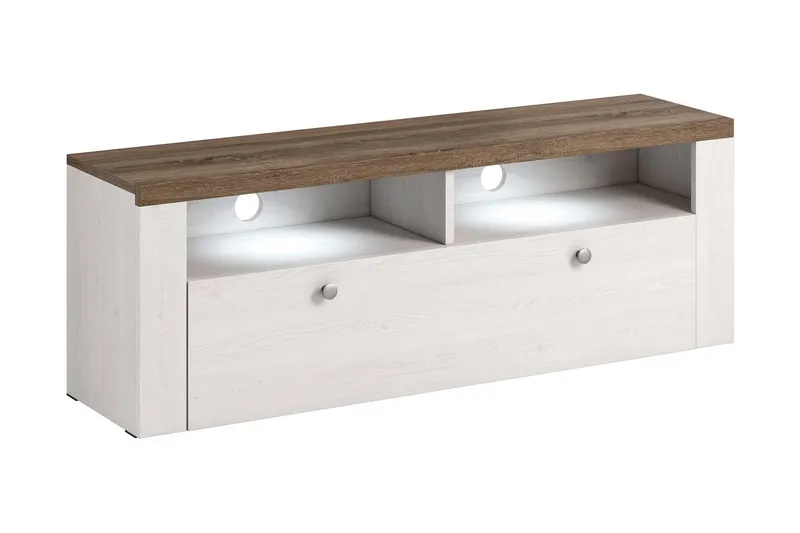 Cicely TV-bänk 140 cm - Vit — Vit