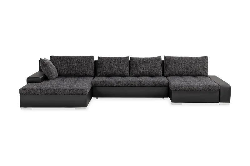 Cillo 2-sits Bäddsoffa - Svart/Grå — Svart/Grå