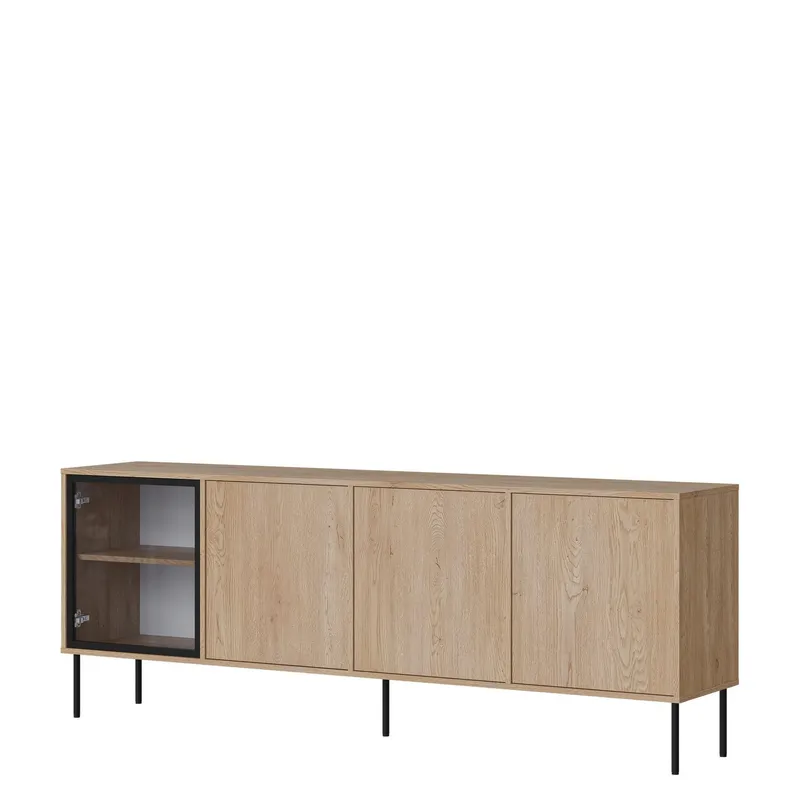 Claven Skänk 200 cm - brun — brun