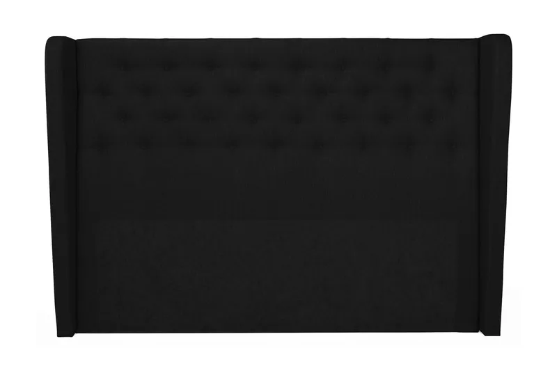 Cloud Sänggavel 160 cm med Sidor - Svart — Svart