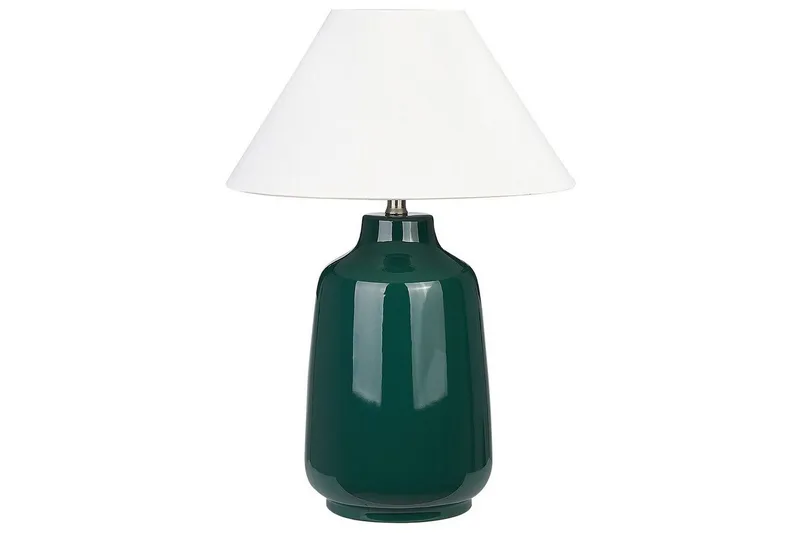 Columbrete Bordslampa 57 cm E27 - Mörkgrön/Vit — Mörkgrön/Vit