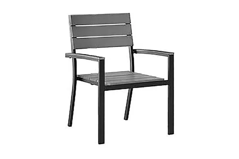 Como Trädgårdsstol 6 St 55 cm - Svart — Svart