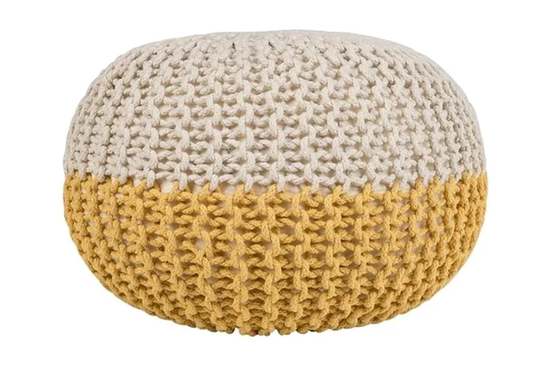 Conrad Sittpuff 50 cm - Gul (Art.nr 508529) — Gul