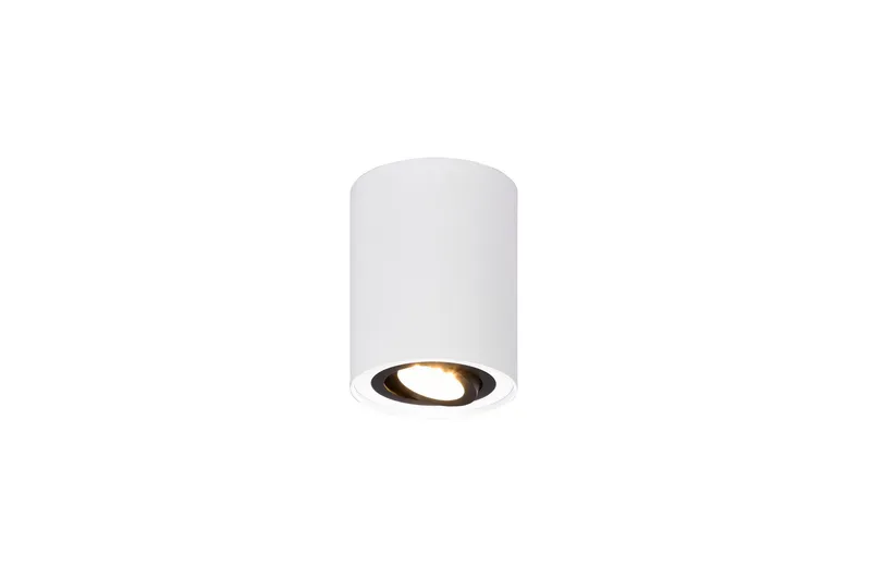 Cookie utvändig spot 1L GU10 vit/ svart - Vit/Svart — Trio Lighting
