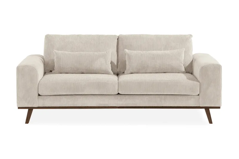 Copenhagen 2-sits Manchestersoffa - Beige (Art.nr 1705151) — Scandinavian Choice