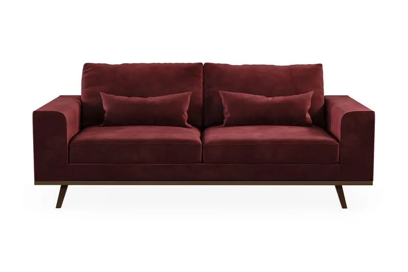 Copenhagen 2-sits Sammetssoffa - Lila (Art.nr 1705304) — Scandinavian Choice