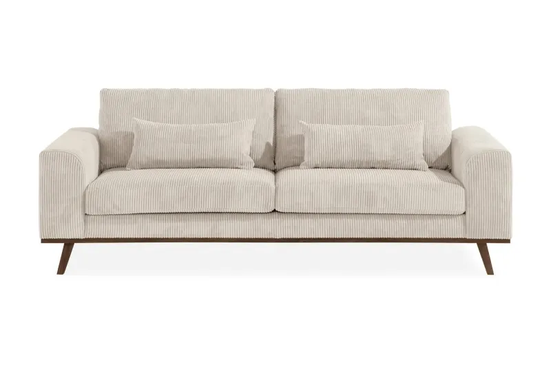 Copenhagen 3-sits Manchestersoffa - Beige (Art.nr 1705155) — Scandinavian Choice