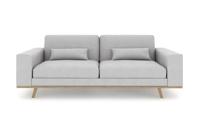 Copenhagen 3-sits Tygsoffa - Grå (Art.nr 1705238) — Scandinavian Choice