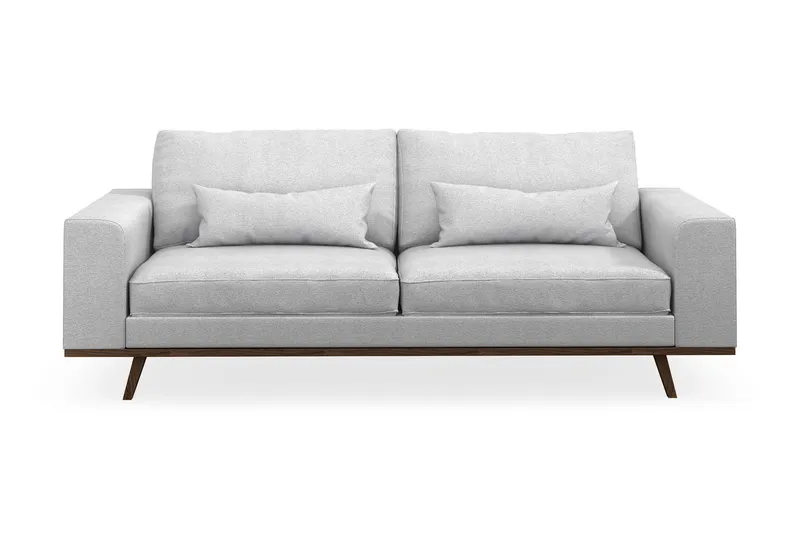 Copenhagen 3-sits Tygsoffa - Ljusgrå (Art.nr 1704847) — Scandinavian Choice