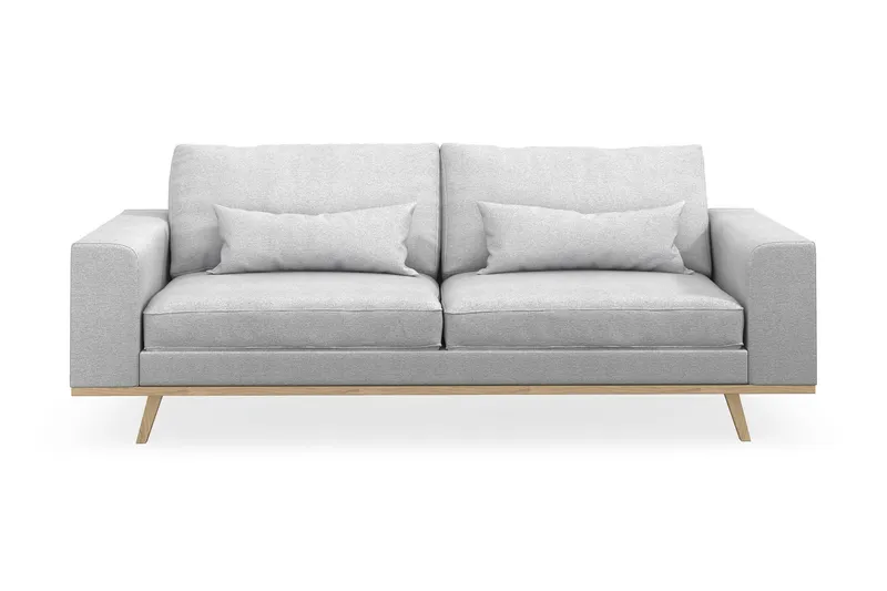 Copenhagen 3-sits Tygsoffa - Ljusgrå (Art.nr 1705042) — Scandinavian Choice