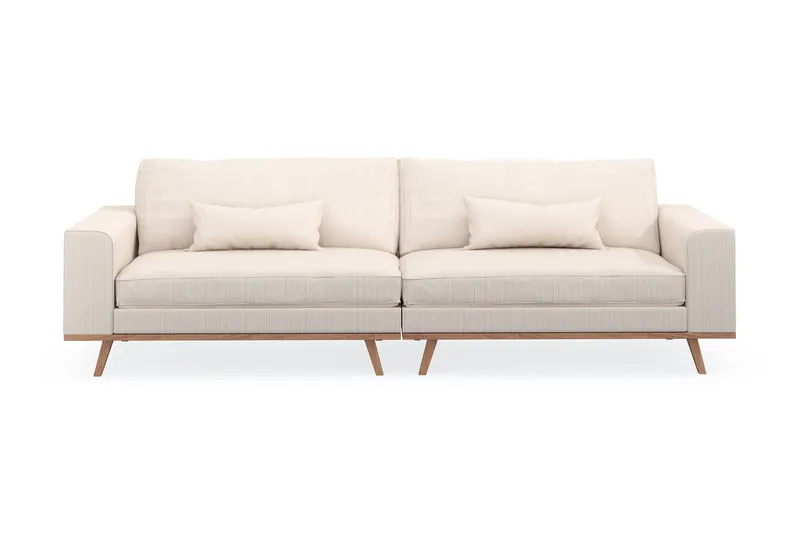 Copenhagen 4-sits Manchestersoffa - Beige (Art.nr 1481501) — Scandinavian Choice