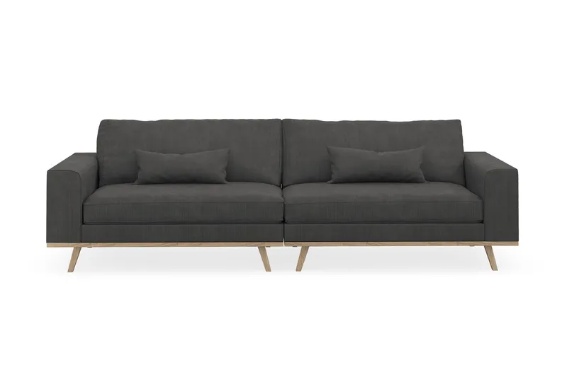 Copenhagen 4-sits Manchestersoffa - Mörkgrå (Art.nr 1729880) — Scandinavian Choice