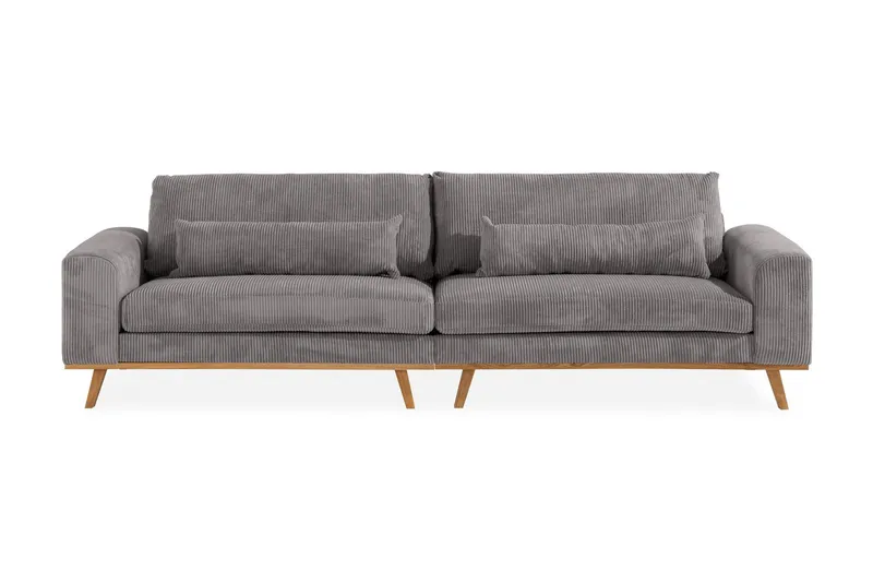Copenhagen 4-sits Manchestersoffa - Mörkgrå (Art.nr 698575) — Scandinavian Choice