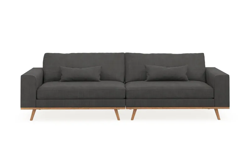 Copenhagen 4-sits Manchestersoffa - Mörkgrå (Art.nr 1481564) — Scandinavian Choice