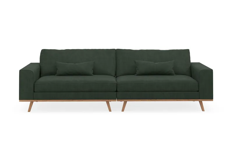 Copenhagen 4-sits Manchestersoffa - Mörkgrön (Art.nr 1481569) — Scandinavian Choice