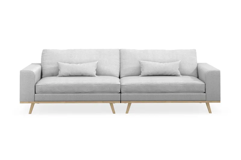 Copenhagen 4-sits Tygsoffa - Ljusgrå (Art.nr 1705024) — Scandinavian Choice