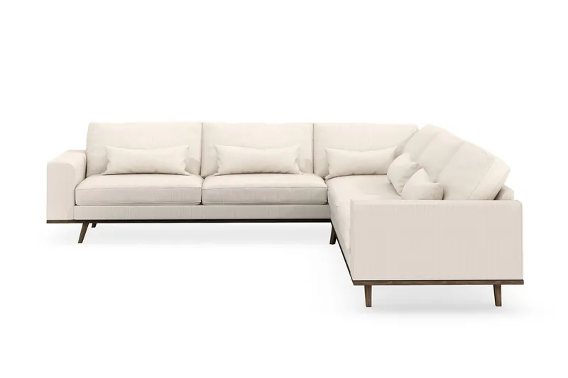Copenhagen 6-sits L-formad Hörnsoffa i Manchester - Beige (Art.nr 1729776) — Scandinavian Choice