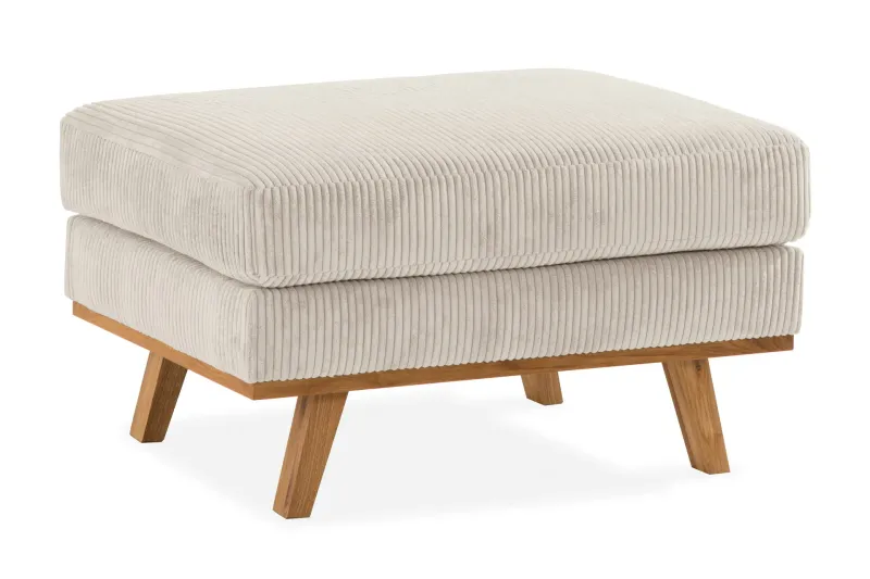 Copenhagen Fotpall Manchester - Beige (Art.nr 698568) — Scandinavian Choice