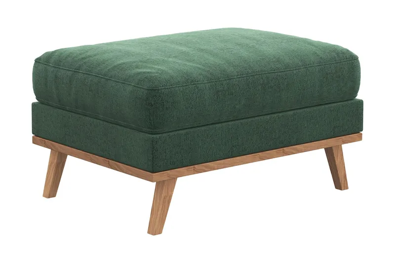 Copenhagen Fotpall - Mörkgrön (Art.nr 1481513) — Scandinavian Choice