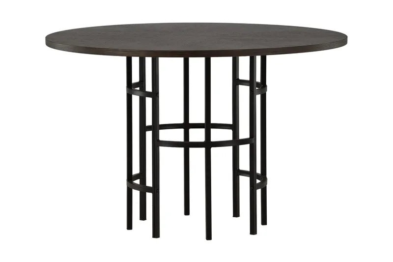 Copenhagen Matbord 115 cm Runt - Brun — Furniture Fashion