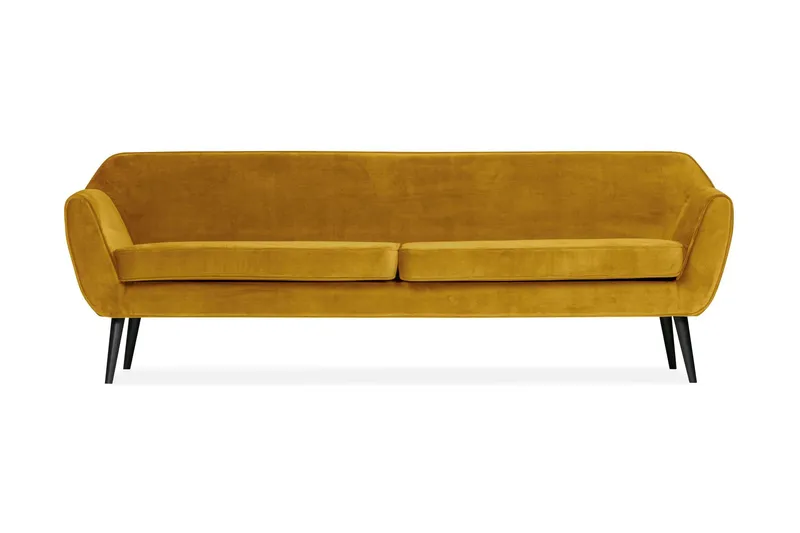 Corollos Sammetssoffa - Ochre — WOOOD