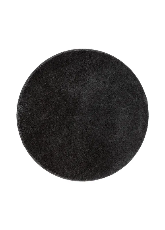Cozy Ryamatta 120 cm Rund - Svart — KM Home