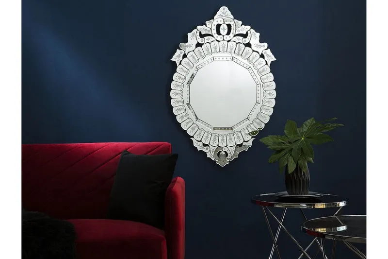 Craon Spegel 67 cm - Silver — Silver