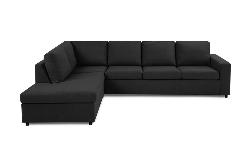 Crazy 4-sits Vänstervänd L-formad Schäslongsoffa i Tyg - Antracit (Art.nr 1791120) — Antracit