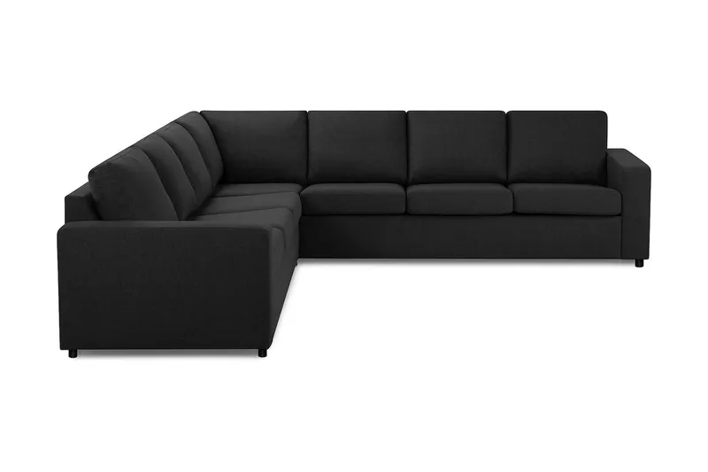 Crazy 6-sits Vändbar L-formad X-Large Hörnsoffa i Tyg - Antracit (Art.nr 1791118) — Antracit