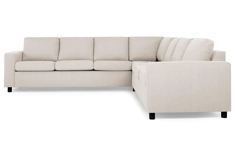 Crazy 6-sits Vändbar L-formad X-Large Hörnsoffa i Tyg - Beige (Art.nr 139453) — Beige