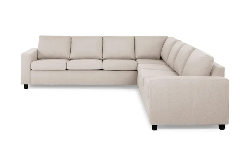 Crazy 6-sits Vändbar L-formad X-Large Hörnsoffa i Tyg - Beige (Art.nr 155514) — Beige