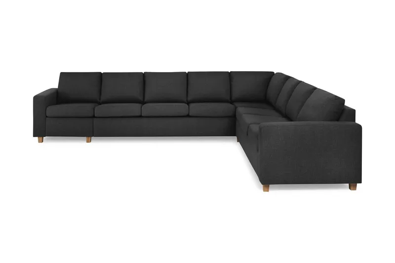 Crazy 7-sits Vändbar L-formad XX-Large Hörnsoffa i Tyg - Antracit (Art.nr 155858) — Antracit