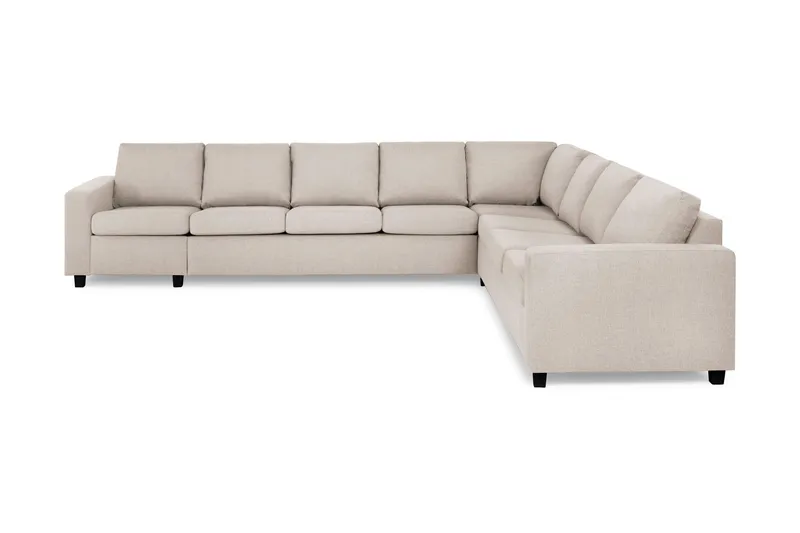 Crazy 7-sits Vändbar L-formad XX-Large Hörnsoffa i Tyg - Beige (Art.nr 155865) — Basic Home
