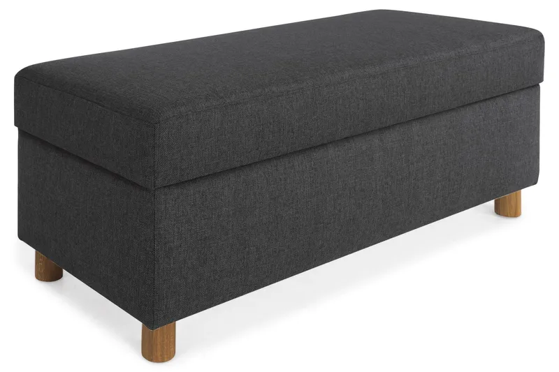 Crazy Fotpall med Förvaring 120x50 - Antracit (Art.nr 139321) — Antracit