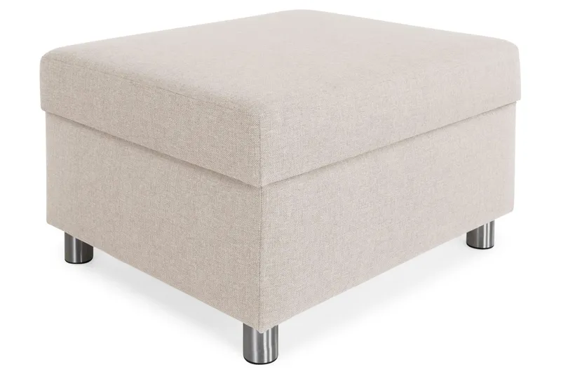 Crazy Fotpall med Förvaring 80x65 - Beige (Art.nr 139329) — Beige